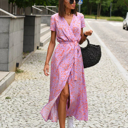 Nuvia™ | V-hals A-line kjole