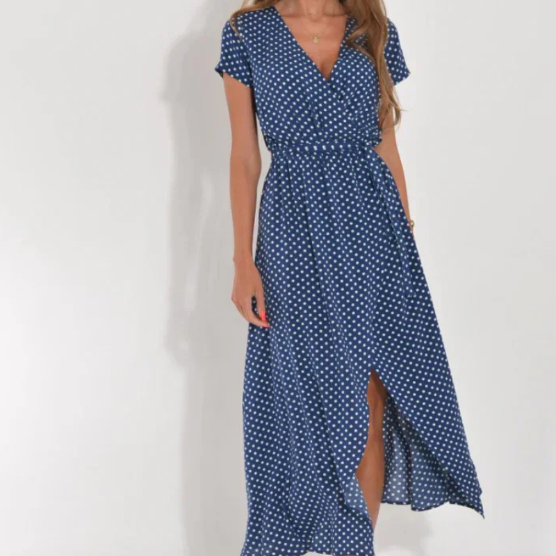 Nuvia™ | V-hals A-line kjole