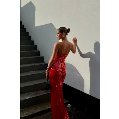 Isla | Sequin Halter Dress