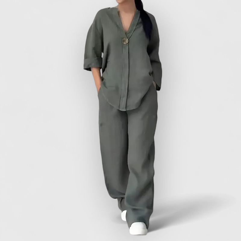 Nilsa™ - Margherita linned-sæt