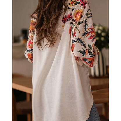 Camicia™ | Blomsterbroderi Bluse