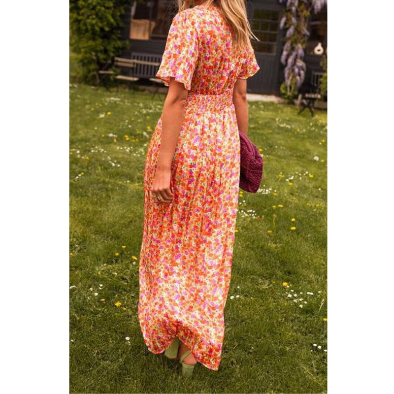 CARLY™ | ELEGANT MAXIKJOLE MED V-HALS