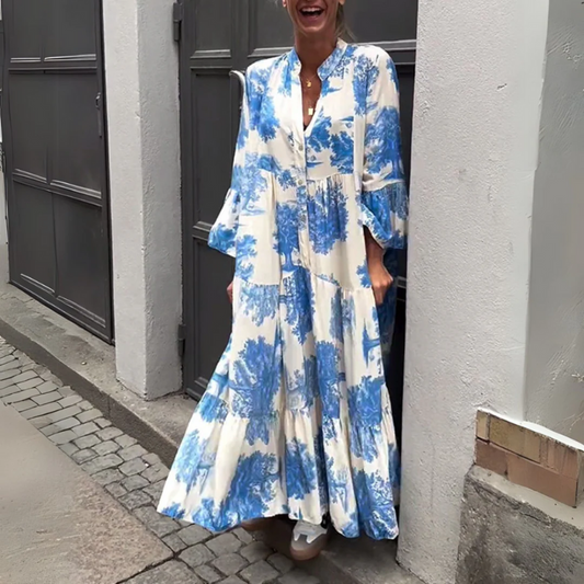 Mirone™ | Blomstret maxikjole