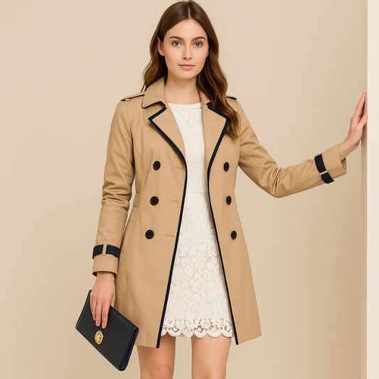 Thorelf™ | Dobbeltradet jakke med kontrastkanter