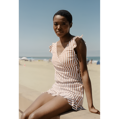 Anouk™ | Badedragt med flæser og indbygget bh