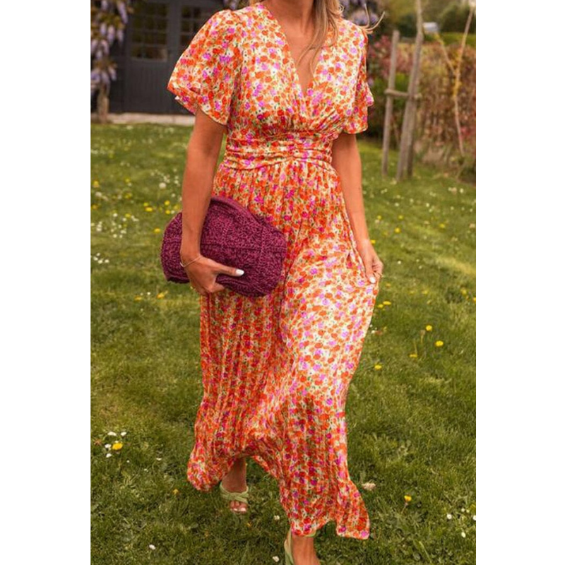 CARLY™ | ELEGANT MAXIKJOLE MED V-HALS