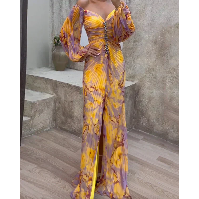 Kristine™ | Elegant kjole med V-halsudskæring