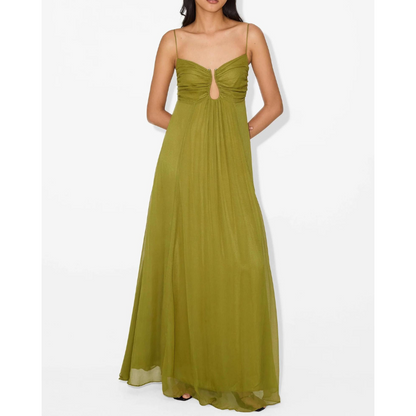 Liva™ - Olive Morea Maxi Dress