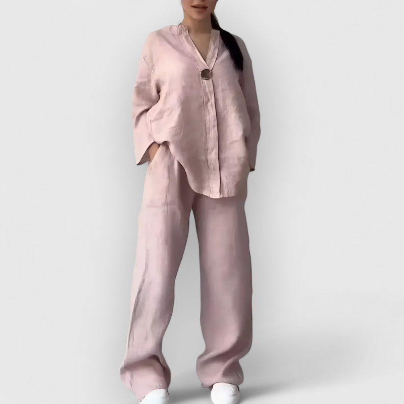 Nilsa™ - Margherita linned-sæt