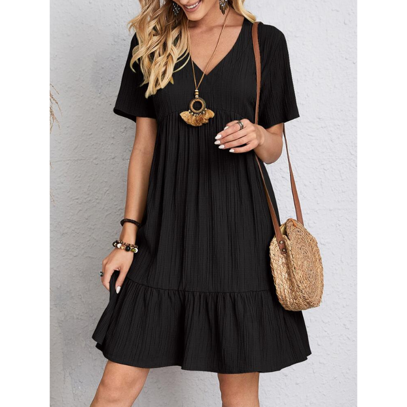 ANNIKA™ – Elegant Kjole med Mavekomfort