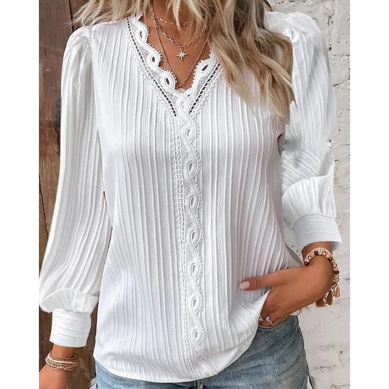 Lilly™ | Plisseret bluse