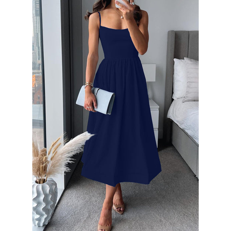 Martina™ | Elegant midi med stropper