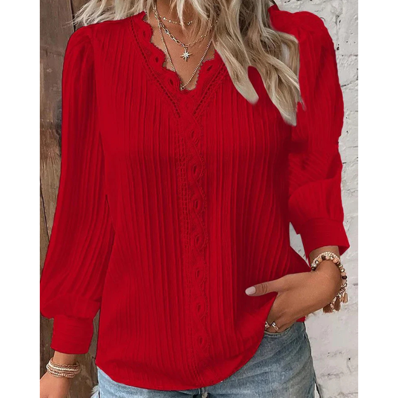 Lilly™ | Plisseret bluse