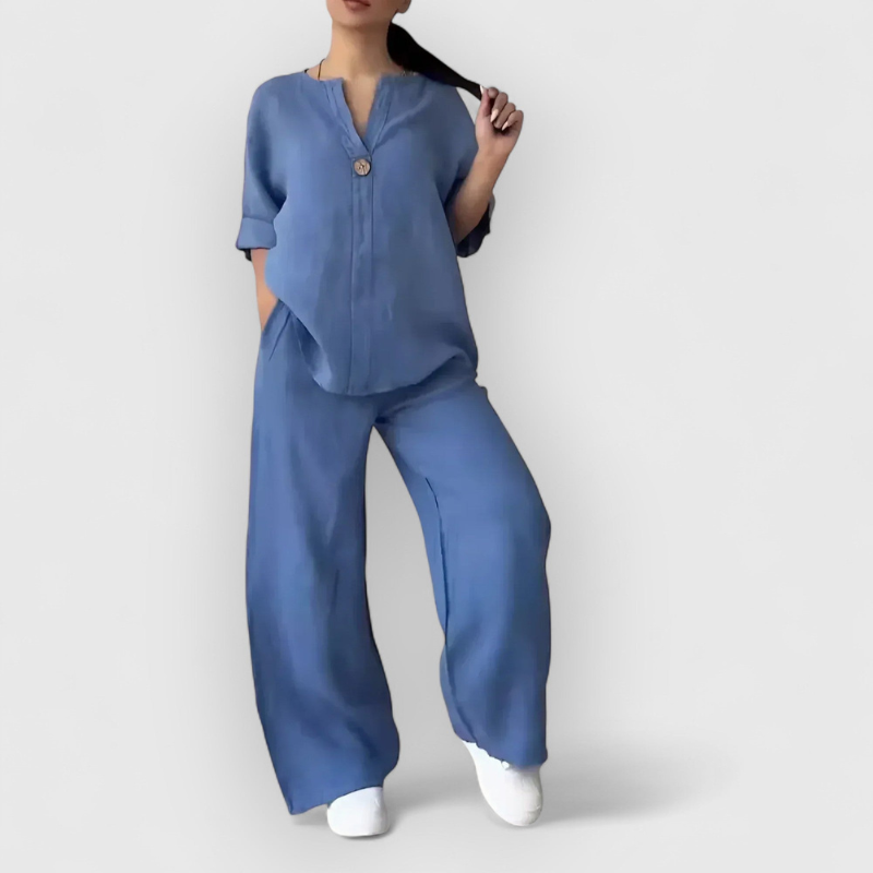 Nilsa™ - Margherita linned-sæt