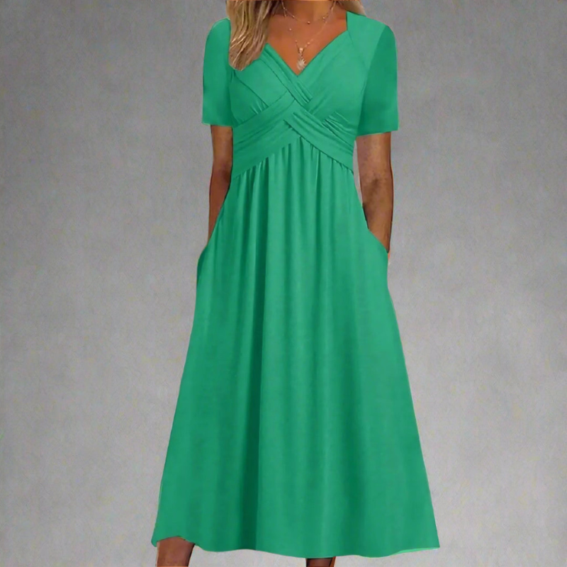 Sofia™ | Elegant midi-kjole