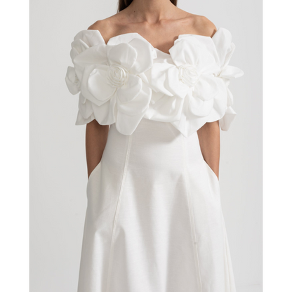 Merle™ |  Blomstret midi-kjole