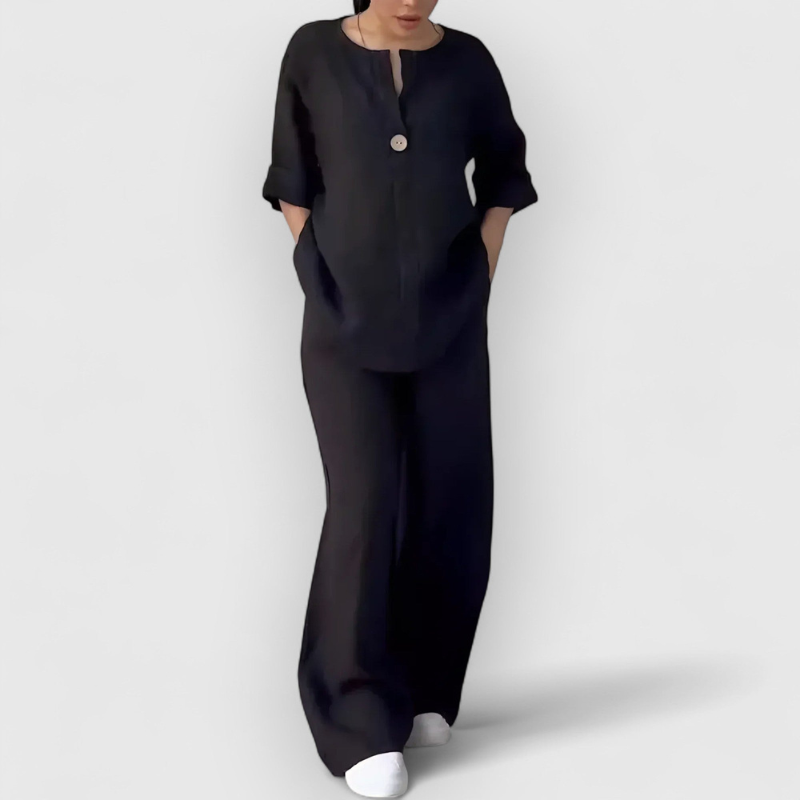 Nilsa™ - Margherita linned-sæt