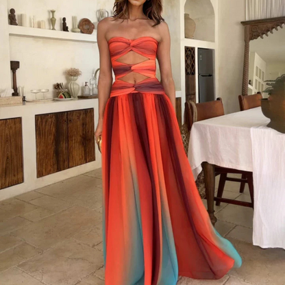 MARGOT™ | Stropløs maxikjole