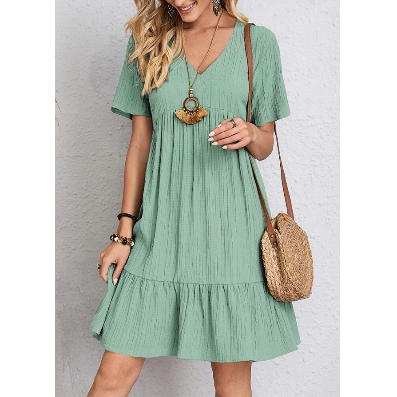 ANNIKA™ – Elegant Kjole med Mavekomfort