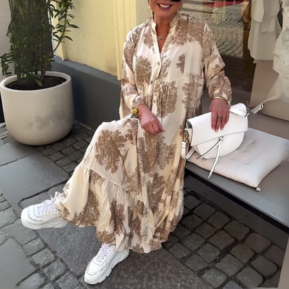 Mirone™ | Blomstret maxikjole