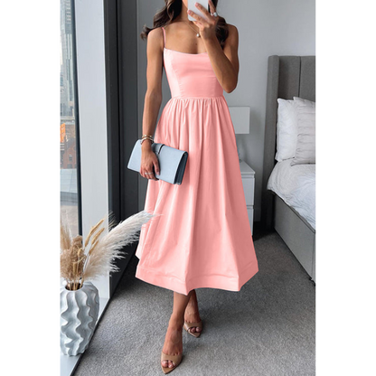 Martina™ | Elegant midi med stropper