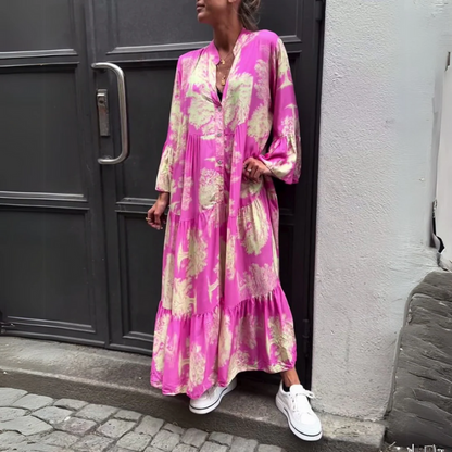 Mirone™ | Blomstret maxikjole