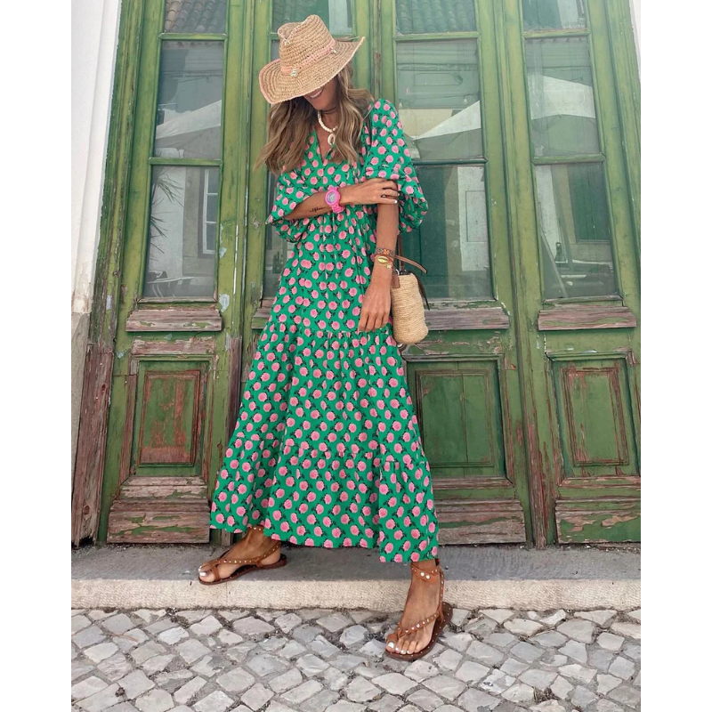 Fleur™ | Boheme Maxi Kjole