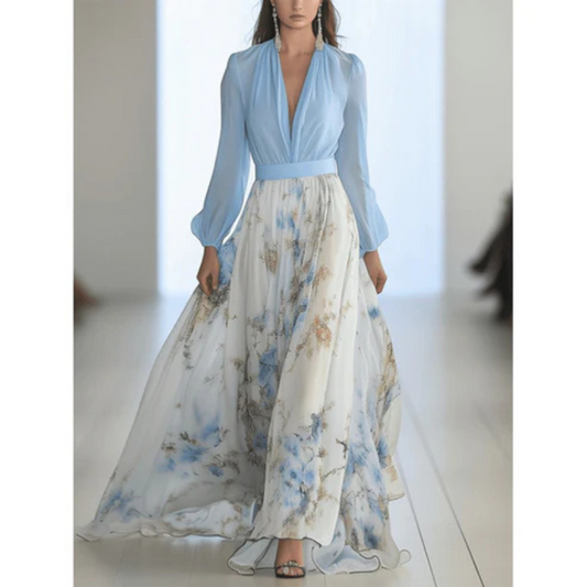 Harper™ - Blomstret maxikjole