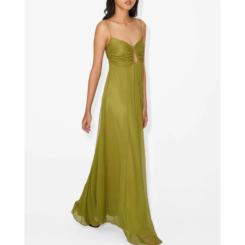 Liva™ - Olive Morea Maxi Dress