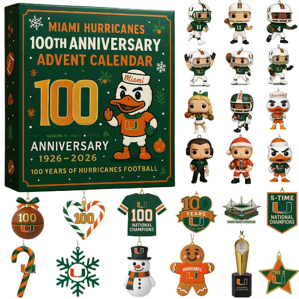Miami Hurricanes 100-års Jubilæums Julekalender 2025