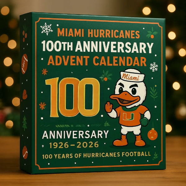 Miami Hurricanes 100-års Jubilæums Julekalender 2025