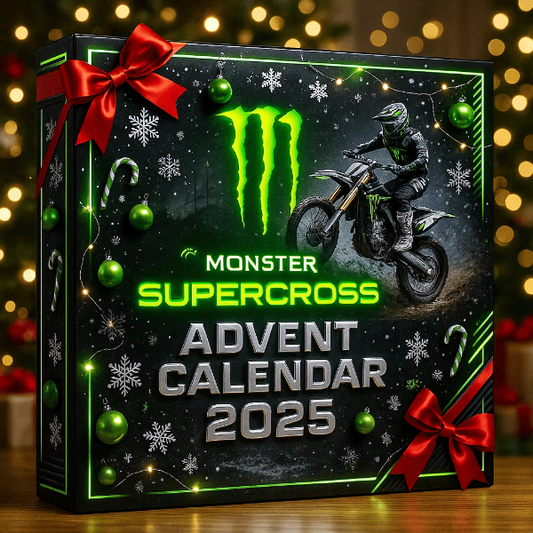 🔥 Begrænset udgave – kun 100 sæt tilbage! 🏍️ Monster Energy Supercross Julekalender 2025