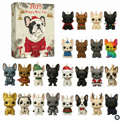 🌲 Julegave – 2025 Sjov Hundeadventskalender