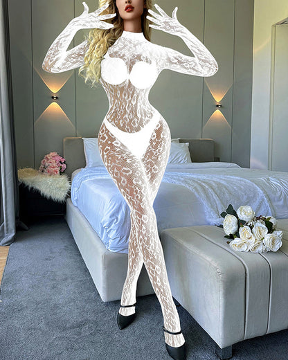 Undertøj Langærmet En Delig Fiskenetstrømper