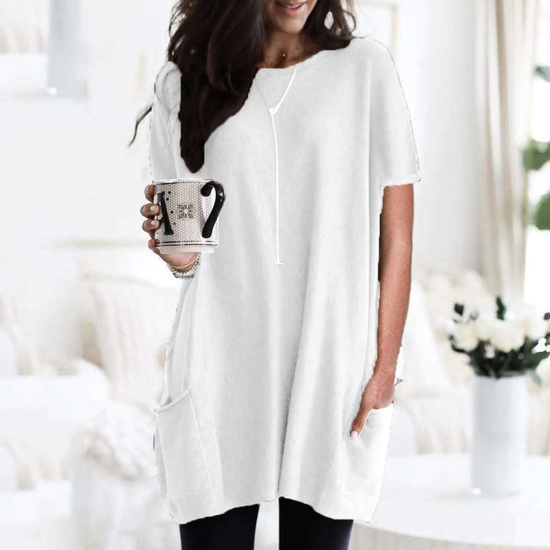 Elise™ | Afslappet top med lommer