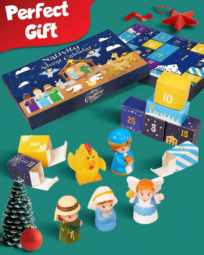 🏆 2025 Julekalender med Fødselskrubbe (25 dele) 💯 Giftfri & Lugtfri