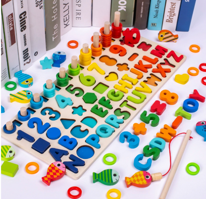 Woods™ | Udvikl færdighederne – Montessori træspilbræt