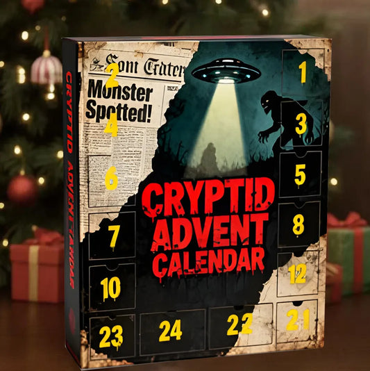 🦍🛸 2025 Cryptid Julekalender – Pak det Ukendte Ud Denne Jul 🎁👽