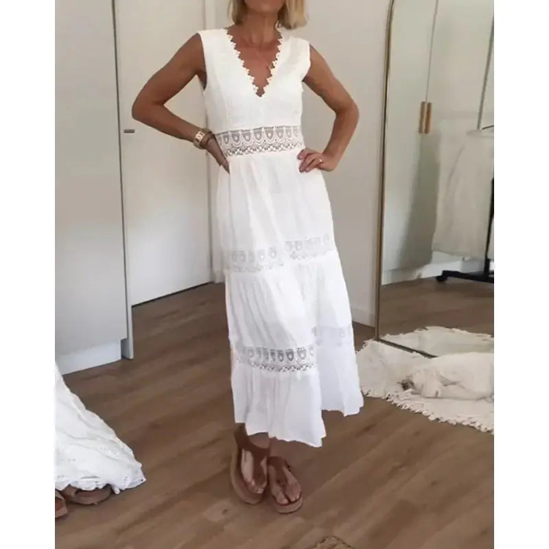 Thyra™ - Lang og elegant sommerkjole