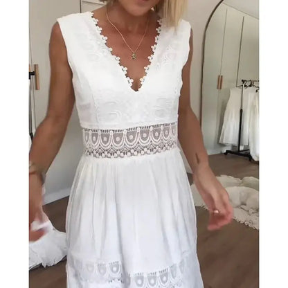 Thyra™ - Lang og elegant sommerkjole