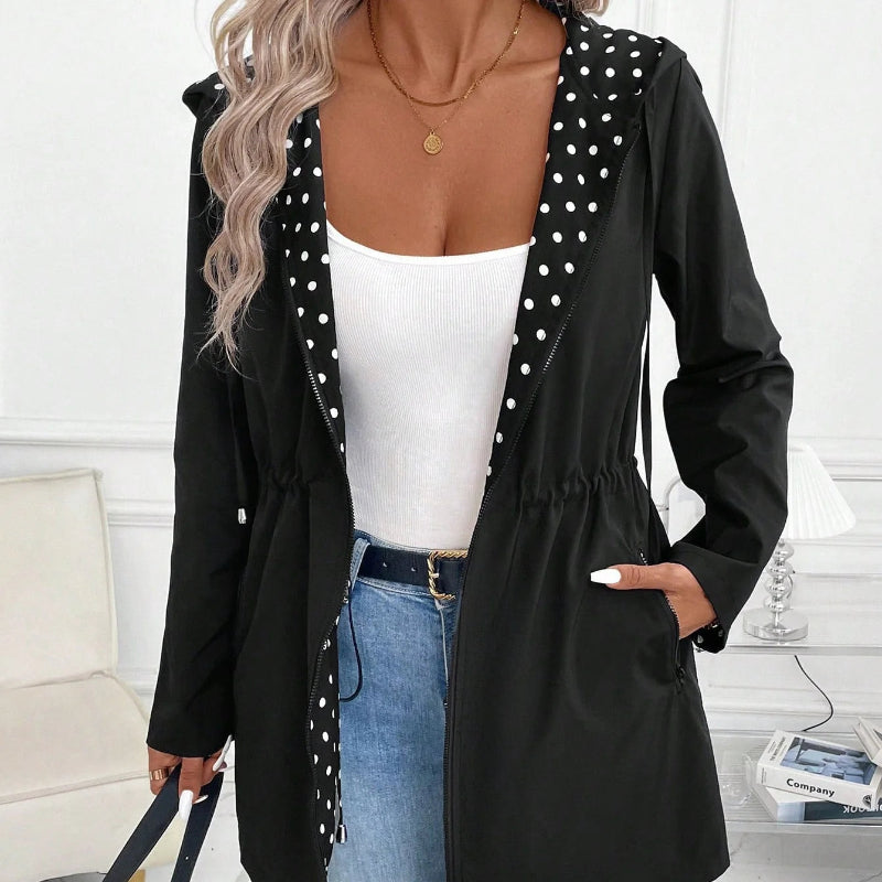 Brenda™ | 2-i-1 vendbar jakke med hætte