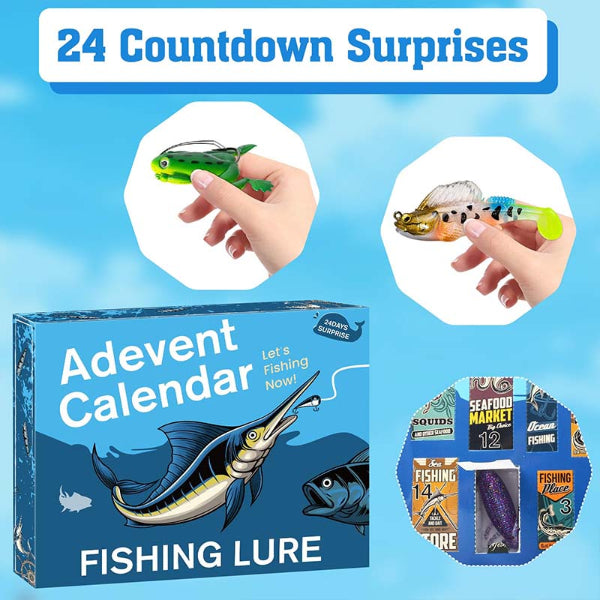 🎣 24 Dages Fiskegrej Adventskalender